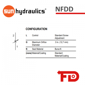 NFDDLGN - DROSSELVENTIL | SUN HYDRAULICS